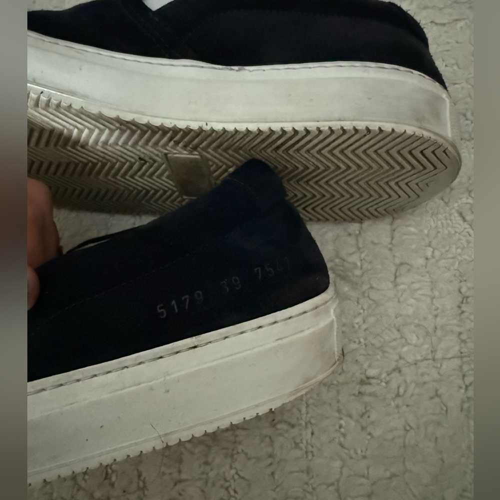 Suede common project slip on sneakers size men’s 39 - Picture 4 of 8